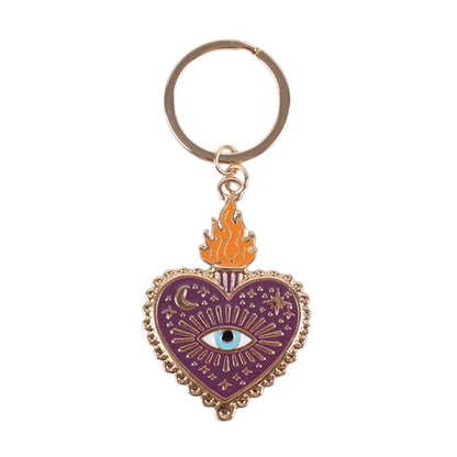 Sacred Sight Heart Keyring