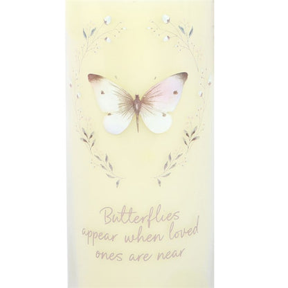 Butterflies Appear Vanilla Tube Candle