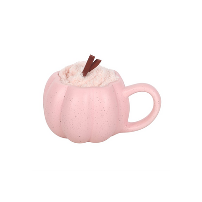 Pink Pumpkin Mug and Socks Set