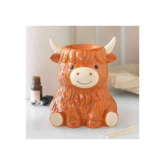 Highland Cow Oil Burner and Wax Warmer