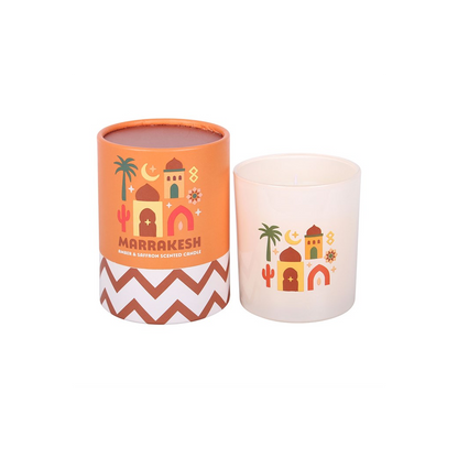 Marrakesh Amber & Saffron Scented Candle