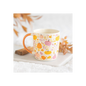 Pink and Orange Pumpkin Print Mug