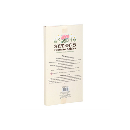 Set of 2 No Rain, No Flowers Incense Stick Packs