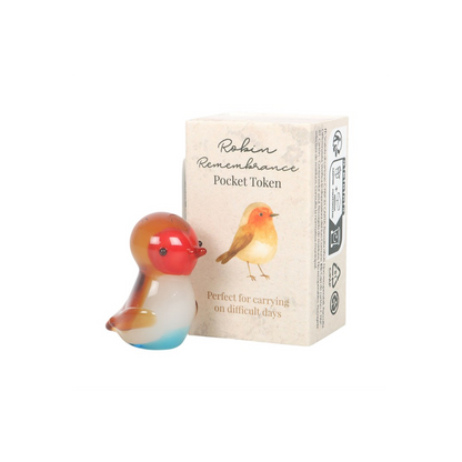 Set of 24 Robin Remembrance Pocket Tokens in Display