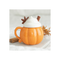 Pumpkin Cream Lidded Mug