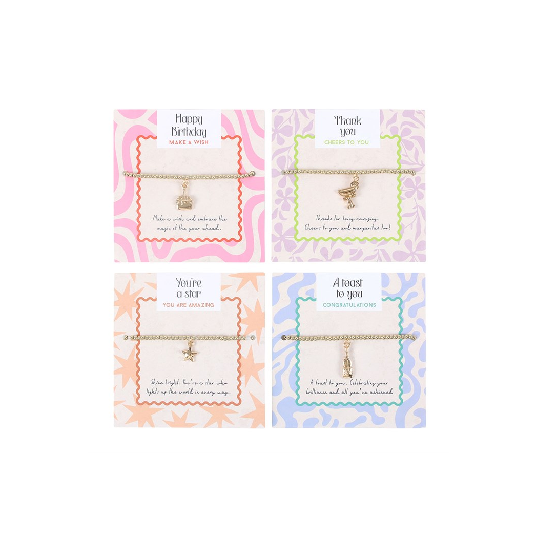 Set of 24 Celebration Bracelets in Display
