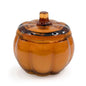 8.5cm Jasmine Glass Pumpkin Candle Pot