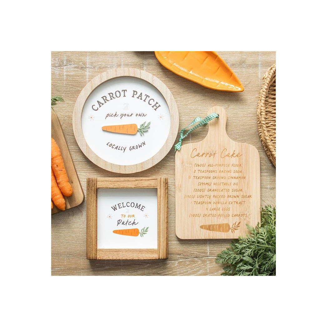 Carrot Cake Recipe Bamboo Serving Board