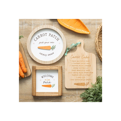 Carrot Cake Recipe Bamboo Serving Board