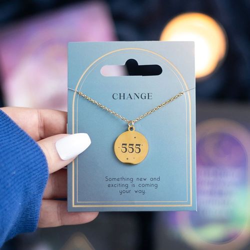 555 Angel Number Change Necklace