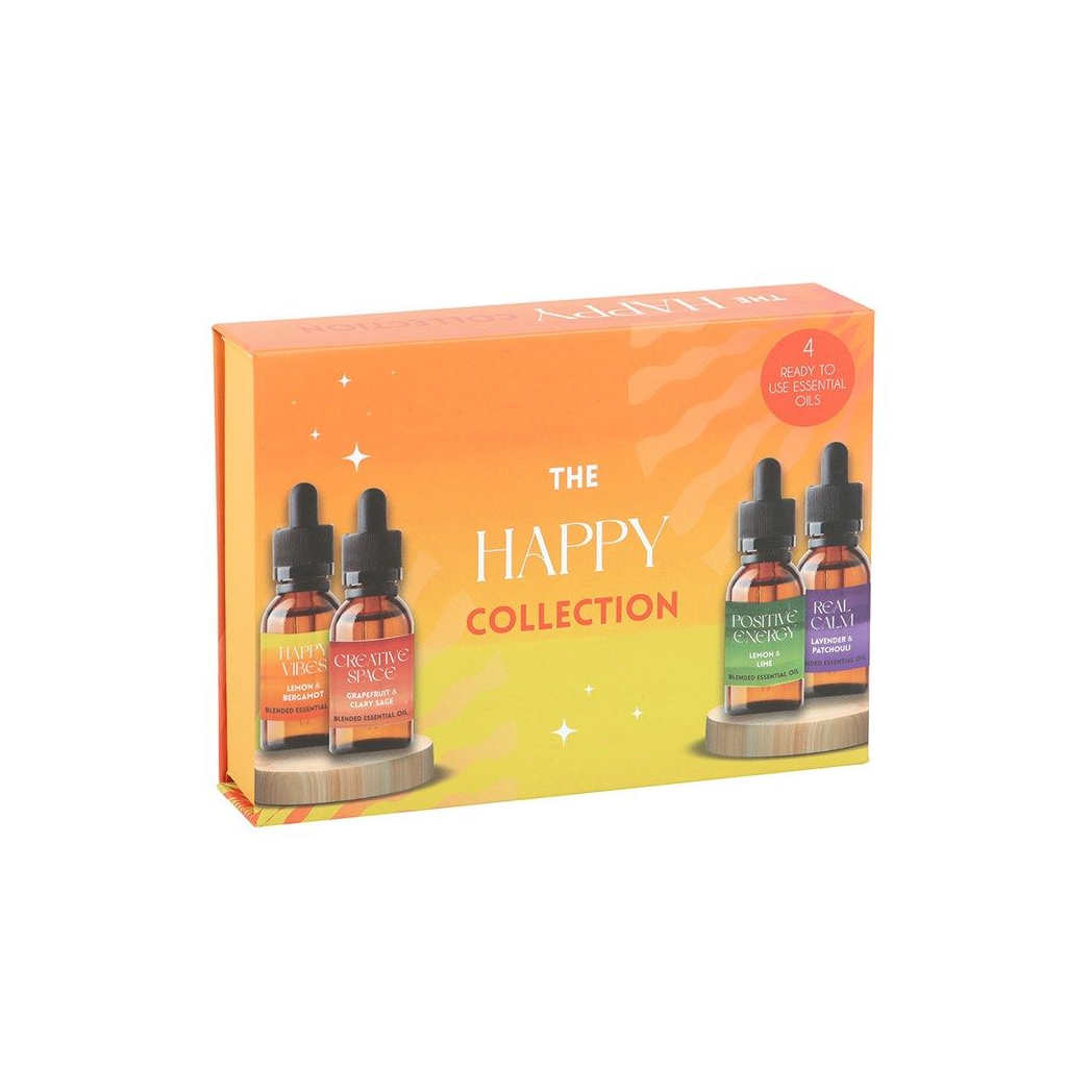 The Happy Collection Blended Essential Oil Set