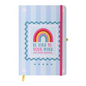 Be Kind to Your Mind A5 Wellness Journal with Citrine Pen