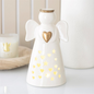 Large LED Light Up Angel Decoration with Heart
