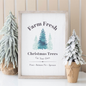 Farm Fresh Christmas Trees Framed Wall Art Print