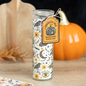 Frightful Folk Print Toasted Pumpkin Scented Tube Candle