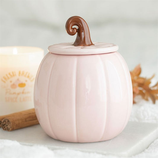 Pink Curly Pumpkin Oil Burner