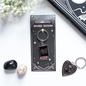 Black Spell Book Keyring