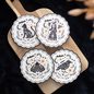 Frightful Folk Coaster Set