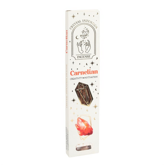 12 Packs of Native Soul Crystal Intentions Incense with Carnelian Chips