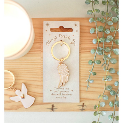 Angel Wing Keyring