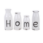Set of 4 Decorative Milk Bottles