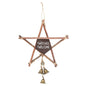 30cm Witches Welcome Willow Pentagram Sign with Bells