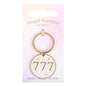 777 Angel Number Keyring