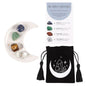 Success Healing Crystal Set with Moon Trinket Dish