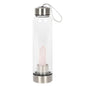 Rose Quartz Purifying Glass Water Bottle