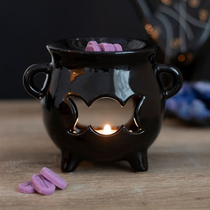 Triple Moon Cauldron Oil Burner