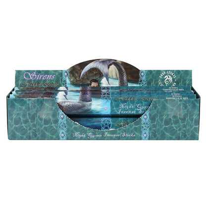 Set of 6 Packets Hidden Depths Night Queen Incense Sticks by Anne Stokes