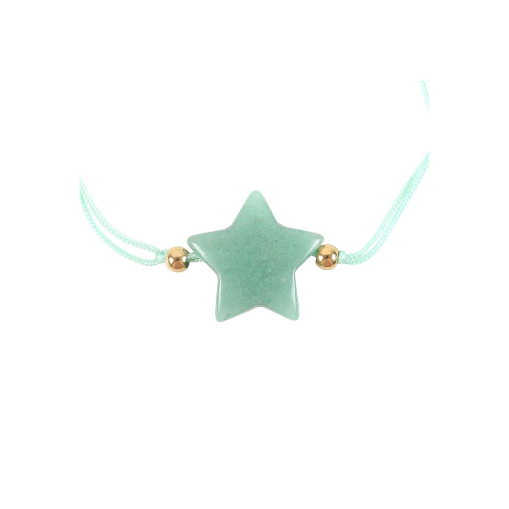 Shine Bright Aventurine Crystal Star Bracelet