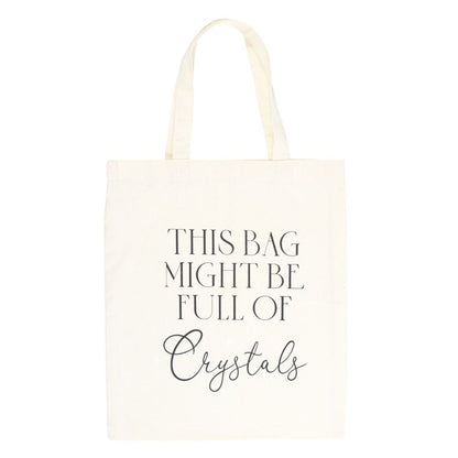 Full of Crystals Polycotton Tote Bag