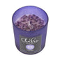 Third Eye Chakra Lavender Crystal Chip Candle