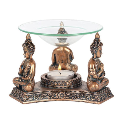 Bronze Buddha Oil Burner