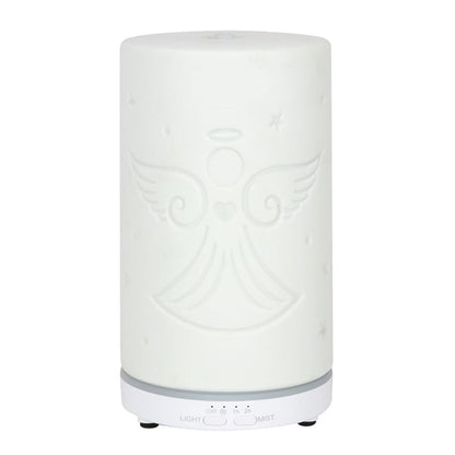 White Ceramic Guardian Angel Electric Aroma Diffuser