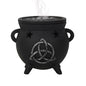 Triquetra Cauldron Incense Cone Holder