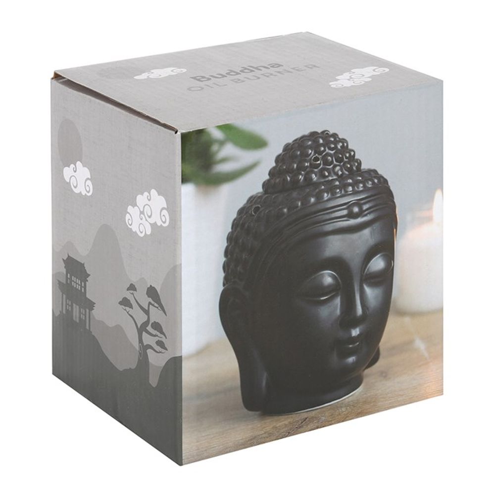 Black Buddha Head Oil Burner