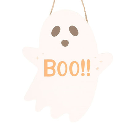 20cm Ghost Shaped Hanging Sign