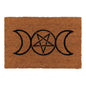 Natural Triple Moon Doormat