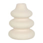 Cream Speckle Single Stem Vase