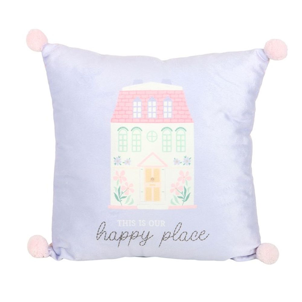 35cm Square This Is Our Happy Place Square Cushion