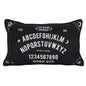 Small Rectangular Black and White Talking Board Cushion
