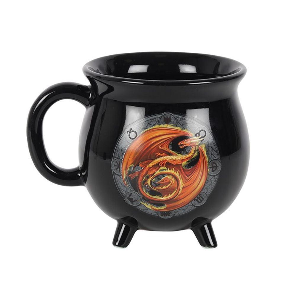 Beltane Colour Changing Cauldron Mug by Anne Stokes