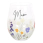 Mum Wildflower Stemless Glass