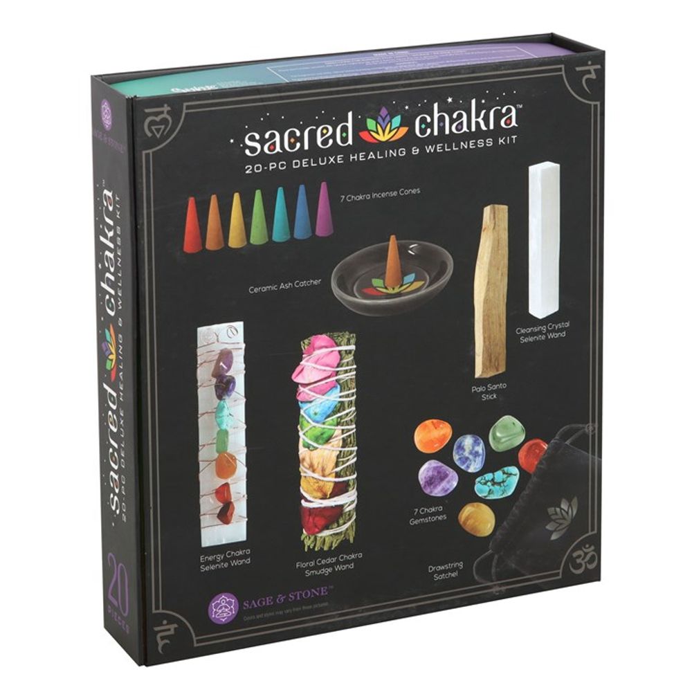 Sacred Chakra Deluxe Healing and Wellness Kit