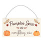 20cm Pumpkin Spice Hanging Sign