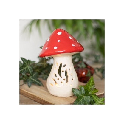 Ceramic Mushroom Tealight Candle Holder