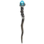 Silver Claw Wand with Blue Gem