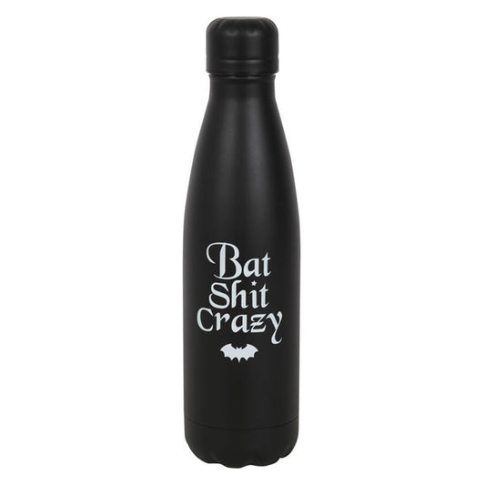 Bat Shit Crazy Metal Water Bottle